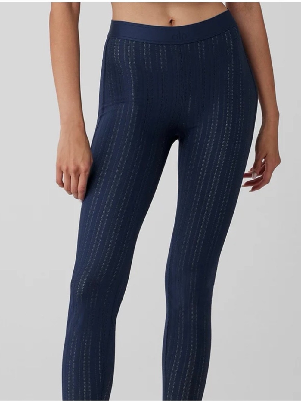 ALO Yoga high waist euphoria legging in Navy